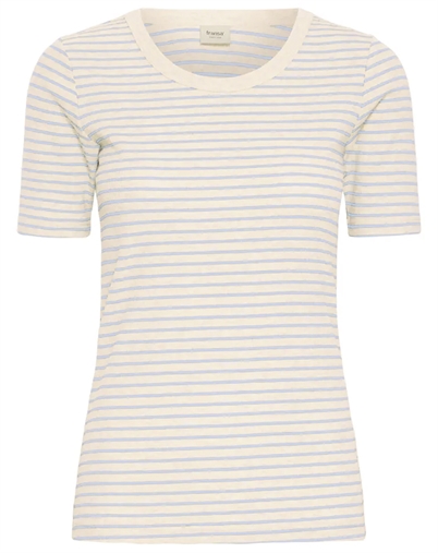 Fransa - FRHozana T-Shirt - Hydrangea Stripe